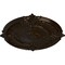 Ekena Millwork Attica Acanthus Leaf Ceiling Medallion (Fits Canopies up to 3 1/4"), 30 1/8"OD x 1 1/2"P, Bronze CM30ATBZS - alternate 2